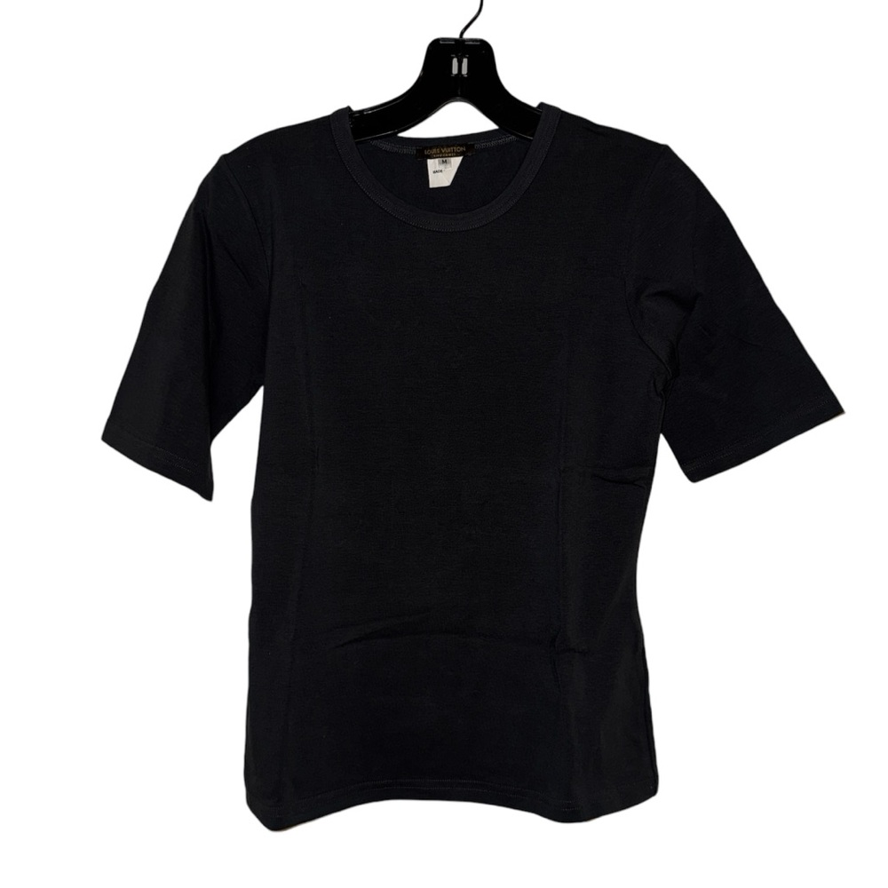 NEW Louis Vuitton Charcoal gray Short sleeve crew neck tee shirt